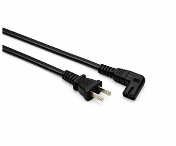 UL 2P 90 Degree Power Cord